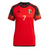 Belgien Kevin De Bruyne #7 Hemmatröja Kvinnor VM 2022 Korta ärmar